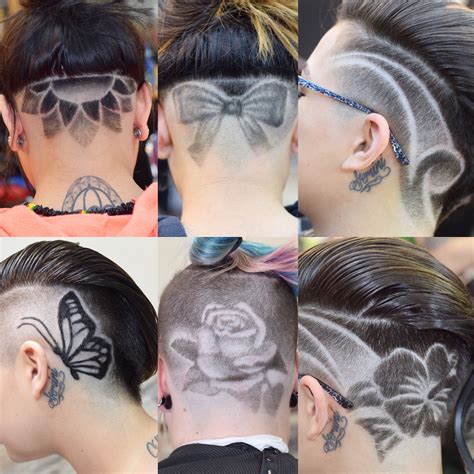 back shaved head designs|Back of the head shaved designs .